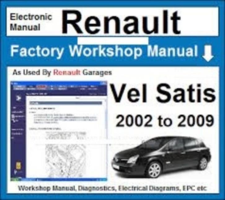 Renault Vel Satis Workshop manual Dialogys 4.72 op USB Stick, Auto diversen, Handleidingen en Instructieboekjes, Verzenden
