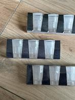 9 nieuwe borrel glaasjes of voor shotjes, Ophalen of Verzenden, Nieuw, Borrel- of Shotglas