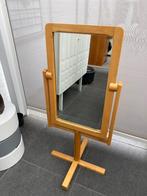 Vintage Scandinavische grenen vloerspiegel, Ophalen, 100 tot 150 cm, Zo goed als nieuw, Rechthoekig