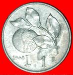 Ⰶ ORANGE and GODDESS CERES (1946-1950): ITALY 1 LIRA 1948R!, Verzenden, Italië, Losse munt