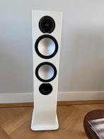 Monitor silver 6 speakers witte pianolak, Audio, Tv en Foto, Luidsprekers, Ophalen, Zo goed als nieuw, Front, Rear of Stereo speakers