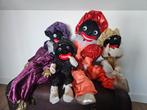 4 grote zwarte pieten poppen sinterklaas buigbaar, Diversen, Ophalen, Zo goed als nieuw