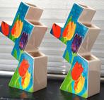 Vintage tulpenvazen- ''Philadelphia'' Schoonhoven  keramiek, Ophalen, Overige kleuren, Aardewerk of Porselein, Zo goed als nieuw