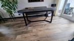 Eettafel, mango hout, lang 2 meter, breed 1 meter, Huis en Inrichting, Ophalen, 200 cm of meer, 50 tot 100 cm, Zo goed als nieuw