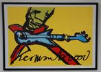 Herman brood schilderij gitaarman 104 x74 cm, Ophalen