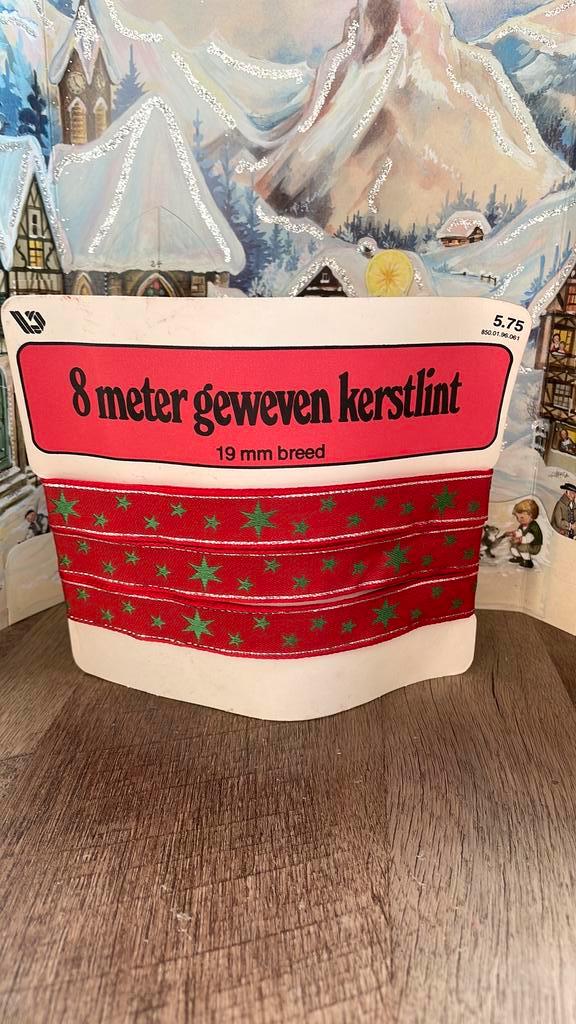 Vintage kerstlint jaren ‘70, Diversen, Kerst, Zo goed als nieuw, Ophalen of Verzenden