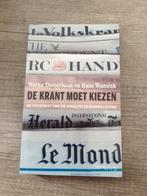 De Krant Moet Kiezen - Warna Oosterbaan & Hans Wansink, Boeken, Ophalen of Verzenden, Gelezen