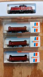 Br211 Diesellocomotief plus 3 hoge bakwagons, Hobby en Vrije tijd, Modeltreinen | N-Spoor, Arnold, Ophalen of Verzenden, Zo goed als nieuw