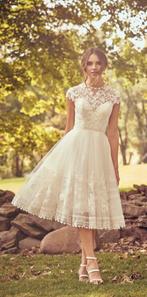 UITVERKOOP! Kortingen t/m 75% Direct leverbaar, Ophalen, Zo goed als nieuw, Wit, Trouwjurk