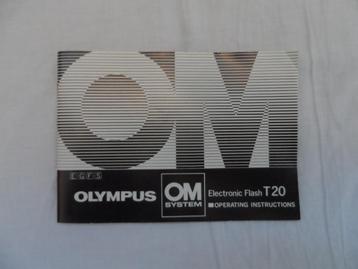 Olympus T20 flitser instructie boekje beschikbaar voor biedingen