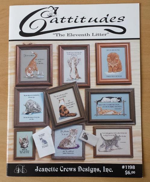 Cattitudes Patronen - The Eleventh Litter - 2000, Hobby en Vrije tijd, Borduren en Borduurmachines, Gebruikt, Patroon, Handborduren