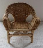 Poppenstoeltje rotan H18cm, Ophalen of Verzenden