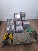 Omgebouwde Playstation 1 + Games + 4 controllers, Spelcomputers en Games, Ophalen of Verzenden, Gebruikt, Met 3 controllers of meer
