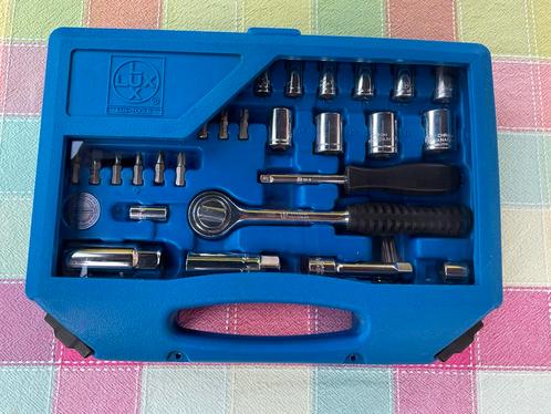 LUX-tools Classic dopsleutelset 1/4, Doe-het-zelf en Verbouw, Gereedschap | Handgereedschap, Zo goed als nieuw, Ophalen of Verzenden