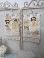 Kanten brocante houder ,,, Poppenhuis 1:12 (Nr Br111) *, Ophalen of Verzenden, Nieuw, Poppenhuis