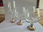 Leuke glaasjes op verzilverde voet, Ophalen, Gebruikt, Borrel- of Shotglas