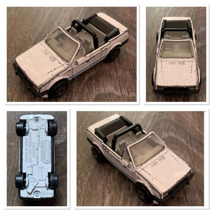 Ford Escort Cabriolet (MatchBox), Hobby en Vrije tijd, Modelauto's | 1:50, Ophalen of Verzenden
