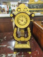 Oer 10805 ANTIEKE Empire palissanderhouten lyra pendule, Antiek en Kunst, Antiek | Klokken, Ophalen