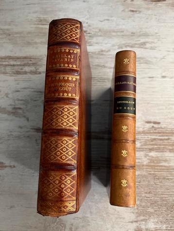 Brillat-Savarin: Physiologie du Goût - 2 Antieke Boeken beschikbaar voor biedingen