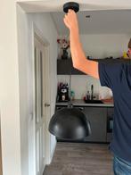 Hanglamp met pit 2x, Huis en Inrichting, Lampen | Hanglampen, Ophalen, Gebruikt, Overige materialen, Minder dan 50 cm