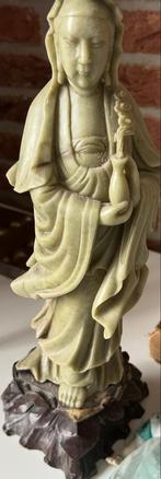 Antiek Jade Beeld van een Godin, Ophalen of Verzenden