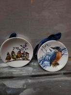 2 Heinen Delfts Blauw Hangers/Schaaltjes, Antiek en Kunst, Ophalen of Verzenden