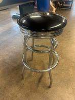 Vintage retro. Amerikaanse Barkruk. Gitaarkruk, Huis en Inrichting, Barkrukken, Draaibaar, Gebruikt, 60 tot 90 cm, Ophalen of Verzenden