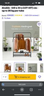 clothing rack - kledingrek, Huis en Inrichting, Ophalen, 50 tot 100 cm, Zo goed als nieuw, Minder dan 100 cm