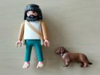 Playmobil man met teckel, Ophalen of Verzenden, Zo goed als nieuw, Los playmobil