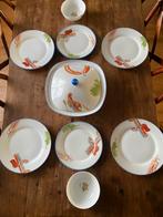 Alie Kruse Kolk Hollands bont servies, Huis en Inrichting, Keuken | Servies, Ophalen, Porselein, Overige stijlen, Bord(en)