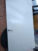 Grote opdekdeur Witte Deur - 231,5 x 94 cm rechtsdraaiend, Doe-het-zelf en Verbouw, Deuren en Horren, Ophalen, Gebruikt, 80 tot 100 cm