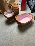 Vintage Rotan Poppenwagen & Wieg, Ophalen, Gebruikt, Overige typen