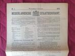 Oude kranten Nederlandsche Staatscourant uit 1924, Ophalen of Verzenden, 1920 tot 1940, Nederland, Krant