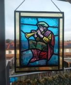 Vintage raamhanger glas in lood, Ophalen of Verzenden, Minder dan 80 cm, Glas in lood, Minder dan 80 cm