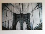Brooklyn Bridge New York Glas schilderij, Huis en Inrichting, Woonaccessoires | Schilderijen, Tekeningen en Foto's, Schilderij