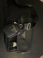 Prada schoudertas, Sieraden, Tassen en Uiterlijk, Tassen | Schoudertassen, Ophalen of Verzenden, Zo goed als nieuw, Zwart
