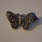 925 Zilveren broche. Vlinder, Sieraden, Tassen en Uiterlijk, Broches, Ophalen, Gebruikt, Minder dan 4 cm, Zilver