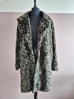 Carnavals bontjas Panterprint Groen, maat M Jas thema panter, Hema, Carnaval, Maat 48/50 (M), Ophalen of Verzenden