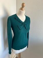 King Louie maat L donkergroene strik trui top 1738, Maat 42/44 (L), Ophalen of Verzenden, Zo goed als nieuw, King Louie