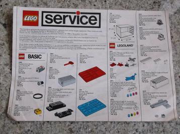 folder 1988 LEGO Medium Service Packs GB/F/NL/B beschikbaar voor biedingen