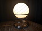 Vintage jaren 70/80 spiraallamp, Huis en Inrichting, Verzenden, Gebruikt, Glas, Minder dan 50 cm