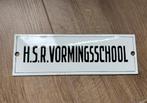 Emaille tekstbord school, Antiek en Kunst, Antiek | Emaille, Ophalen of Verzenden