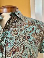 UNGARO aparte heren blouse shirt overhemd medium CHCS, Blauw, Ophalen of Verzenden, Zo goed als nieuw, Ungaro