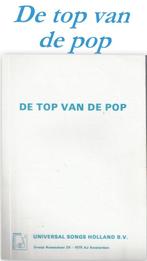 Mu202 bladmuziek de top van de pop   ---, Verzenden, Gebruikt, Artiest of Componist, Populair