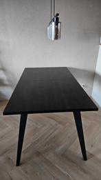 Mooie zwarte eettafel, Ophalen, 50 tot 100 cm, Zo goed als nieuw, 150 tot 200 cm