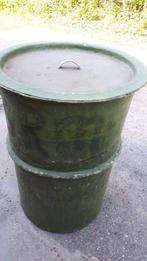 Grote ton met deksel., Tuin en Terras, Regentonnen, 150 liter of meer, Ophalen of Verzenden, Gebruikt, Kunststof