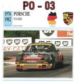 Po3 autokaart porsche 934 rsr ( 1976- 1982 ), Ophalen of Verzenden, Zo goed als nieuw, Auto's