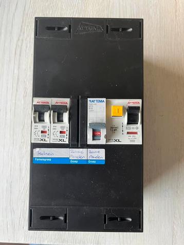Groepenkast 3 groepen + aardlekschakelaar beschikbaar voor biedingen