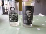 Elvis Presley Glazen Set, Ophalen of Verzenden, Gebruikt, Frisdrankglas