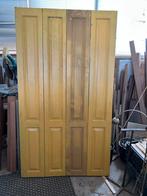 Oude houten vouwdeuren / Franse luiken, Gebruikt, Binnendeur, 200 tot 215 cm, Vouwdeur